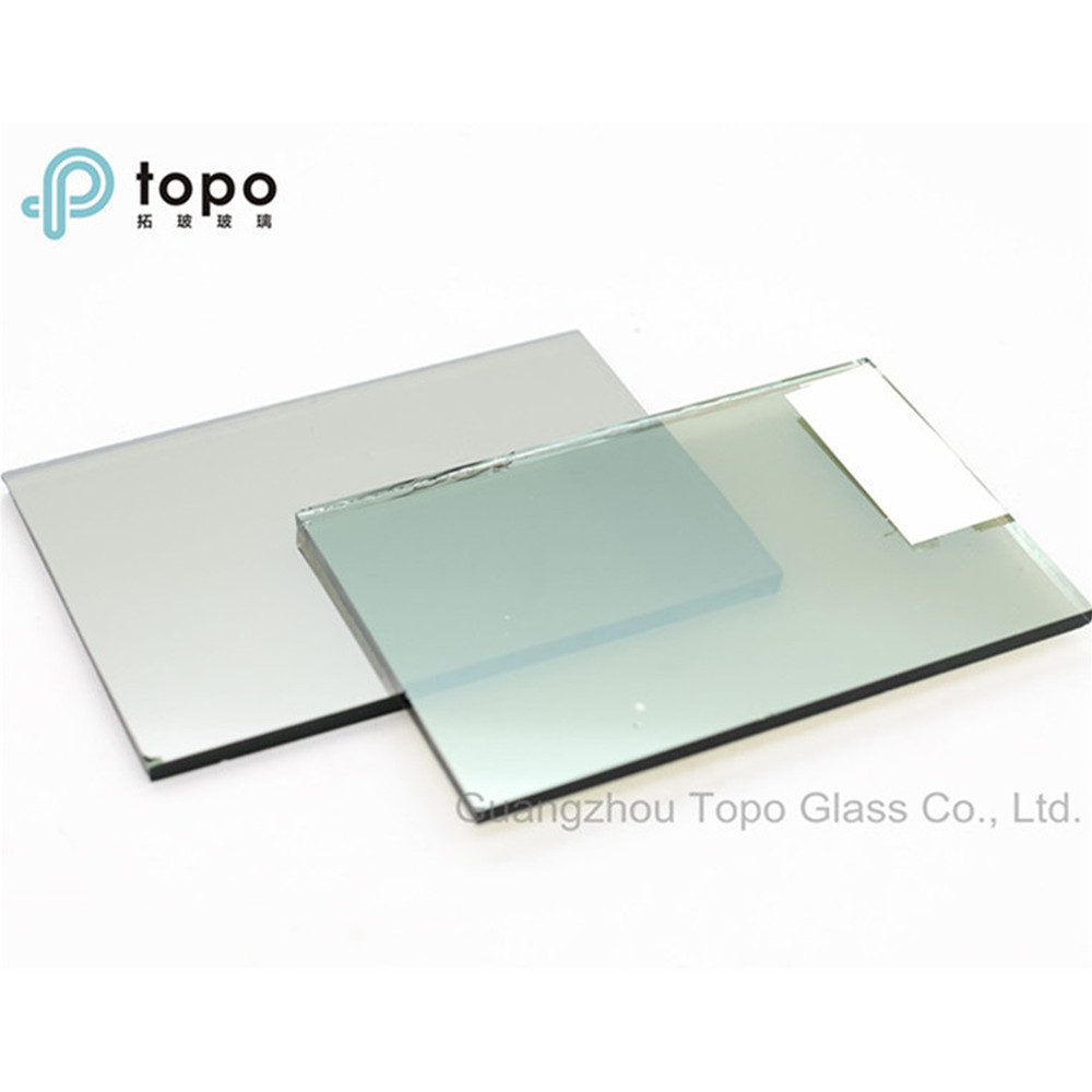 5mm-10mm Coated Reflective Glass with French Green Color