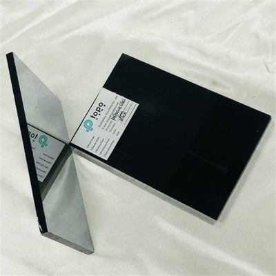 5mm 6mm Black Coated Reflective Glass