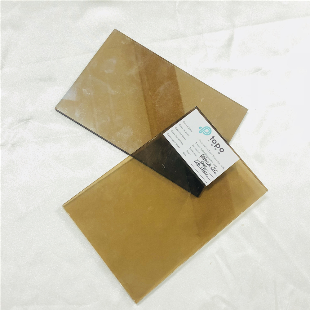 4mm 5mm 6mm 8mm 10mm 12mm Light Bronze Coated Reflective Glass